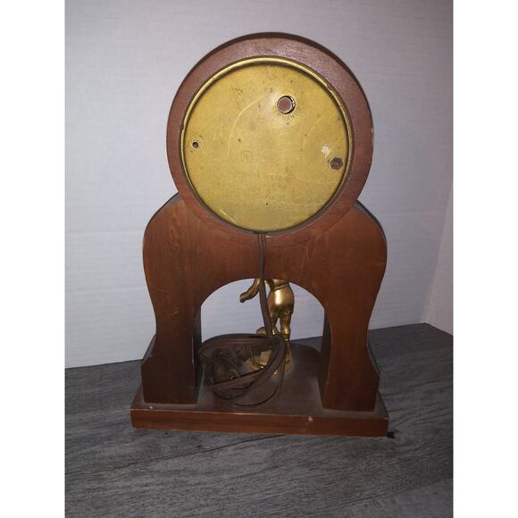Soccer Coach Trophy Tribute Wooden Mantel Clock - Picture 7 of 10